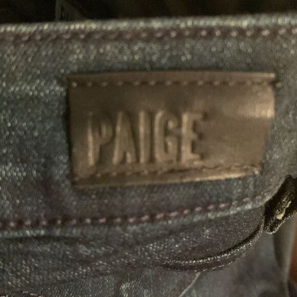 Paige Horton ultra Noble high rise skinny rayon blend tall woman’s jeans - Picture 12 of 13